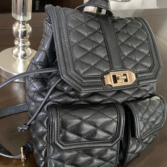 Rebecca minkoff, small size backpack, very similar to Chanel , lightly used. main image 3